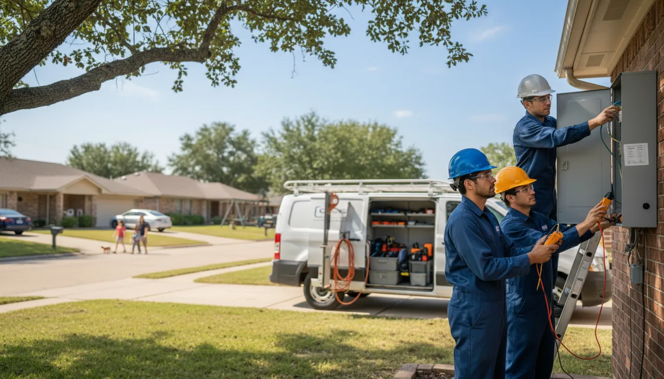 Certified electrician providing emergency electrical services in Nicholls, GA